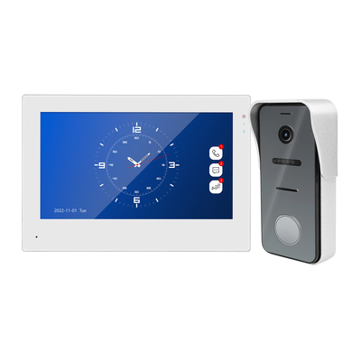 IP/WiFi de dos hilos 7&quot; teléfono video de la puerta del intercomunicador video de la pantalla táctil de HD para el apartamento del chalet con el control de Tuya APP proveedor