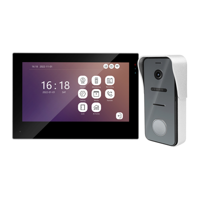 IP/WiFi de dos hilos 7&quot; teléfono video de la puerta del intercomunicador video de la pantalla táctil de HD para el apartamento del chalet con el control de Tuya APP proveedor