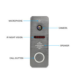 Interphone video de Bell de puerta de la seguridad en el hogar 7 pulgadas de intercomunicador video de Doorphone proveedor