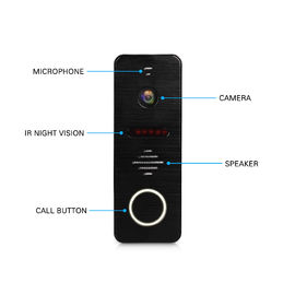 Sistema video del Interphone del Smart Home para el timbre video del chalet de la seguridad en el hogar proveedor