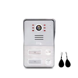 Interphone video del apartamento multi con la cámara de Fisheye 160 grados para el intercomunicador video de 2 usuarios proveedor