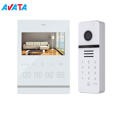 Video video del sistema de intercomunicación de la seguridad en el hogar del timbre del teléfono de la puerta del Interphone con 4,3 pulgadas proveedor