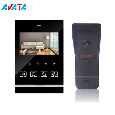 sistema de intercomunicación video del diseño de la moda 4.3inch para el Smart Home con el botón del sensor proveedor