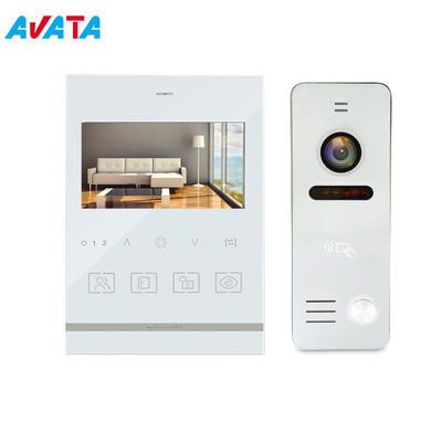 Seguridad en el hogar AHD 4,3&quot; sensor video de la ayuda PIR del sistema de intercomunicación del teléfono video de la puerta de la memoria proveedor