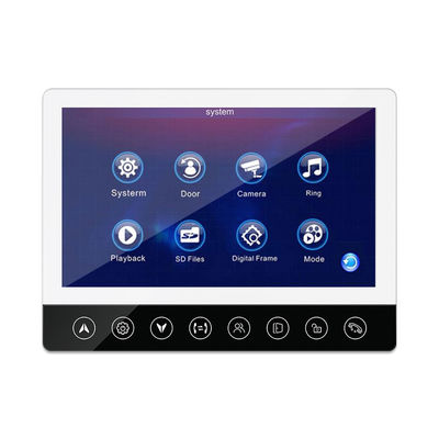 Prenda impermeable de encargo IP65 intercomunicador video atado con alambre del timbre de la detección de movimiento de la pantalla de TFT de 7 pulgadas proveedor