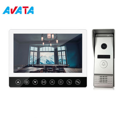 Dispositivos de seguridad elegantes del Interphone video de la cámara del timbre del alambre de 7 pulgadas 4 para el chalet proveedor