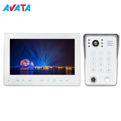 Dispositivos de seguridad elegantes del intercomunicador video del Interphone del alambre de Ahd 960p 1080P 7inch 4 con la cámara de la lente granangular proveedor