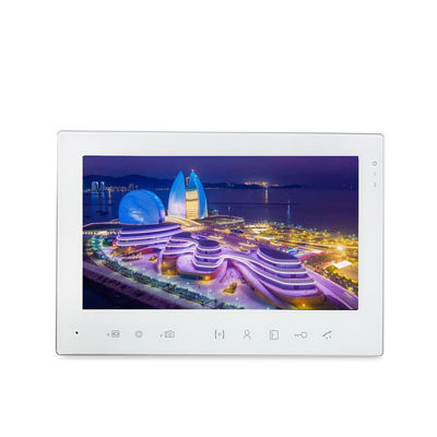 Dispositivos de seguridad elegantes del intercomunicador video del Interphone del alambre de Ahd 960p 1080P 7inch 4 con la cámara de la lente granangular proveedor