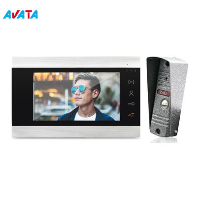 Sistema de intercomunicación residencial del teléfono video de la puerta monitor de 7 pulgadas con prenda impermeable de la detección de movimiento de la ayuda de la memoria IP65 proveedor