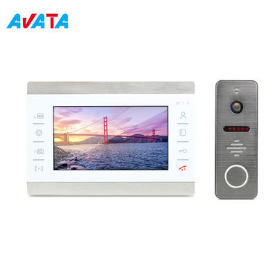 La venta caliente 10 pulgadas de fácil instala el timbre video atado con alambre que el teléfono video de la puerta apoya las cerraduras electrónicas proveedor