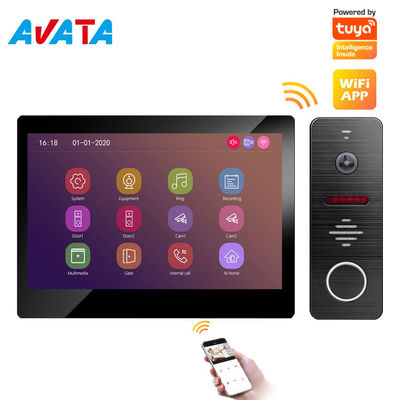 Sistema de intercomunicación video del teléfono de la puerta del timbre video de la pantalla táctil de Tuya APP IP/WiFi IPS HD proveedor