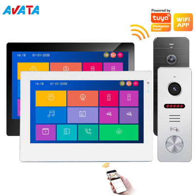 Sistema de intercomunicación video del teléfono de la puerta del timbre video de la pantalla táctil de Tuya APP IP/WiFi IPS HD proveedor