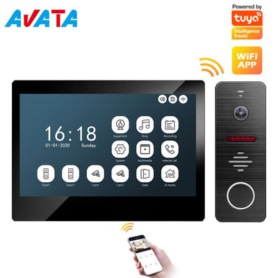 Sistema video del Interphone del intercomunicador de la puerta principal de Tuya WiFi Ahd1080p con el interfaz único proveedor