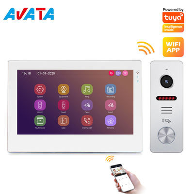 Sistema video del Interphone del intercomunicador de la puerta principal de Tuya WiFi Ahd1080p con el interfaz único proveedor