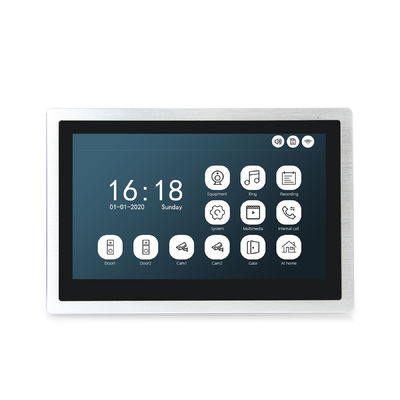 Pantalla táctil HD 10 pulgadas del Interphone de la seguridad en el hogar de la puerta principal del timbre video video del intercomunicador de intercomunicador video inalámbrico de la puerta proveedor