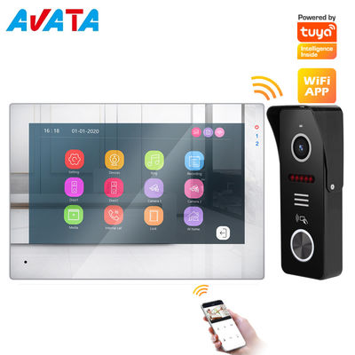 Tuya Smart 7&quot; timbre video inalámbrico del intercomunicador del sistema de control de puerta del efecto del espejo de Ahd WiFi proveedor