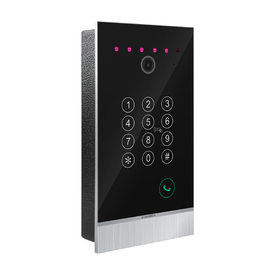 Metal del sistema de intercomunicación de la seguridad en el hogar que contiene el timbre video de la estación del panel al aire libre de la llamada con código de la contraseña para desbloquear proveedor