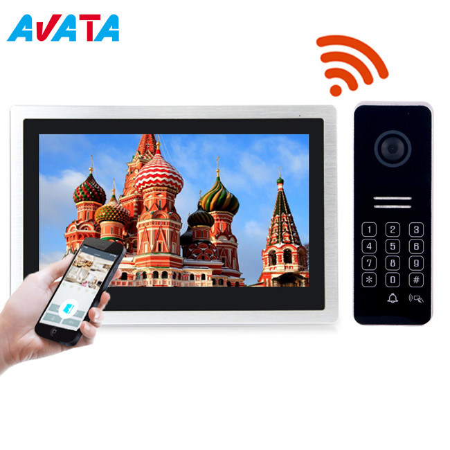 Sistema de intercomunicación video del teléfono de la puerta del IP WiFi con el trabajo móvil del APP con el iPhone Android proveedor