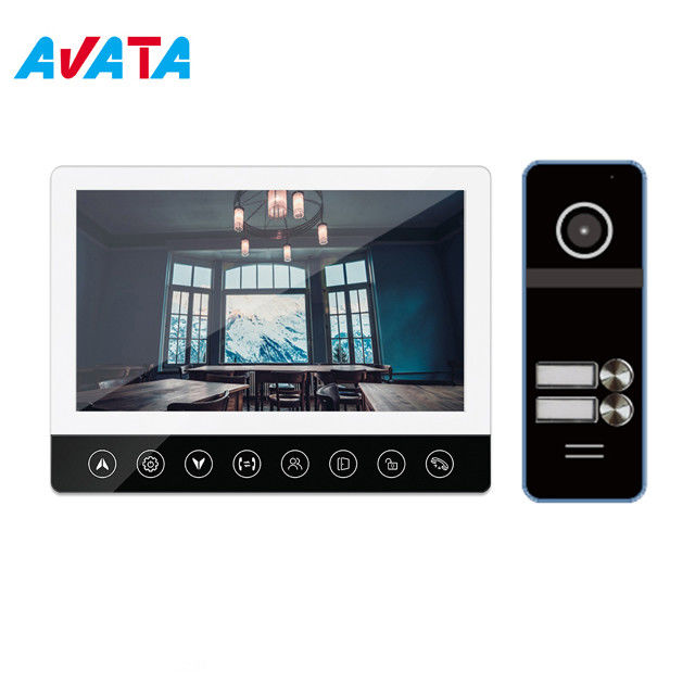 Prenda impermeable de encargo IP65 intercomunicador video atado con alambre del timbre de la detección de movimiento de la pantalla de TFT de 7 pulgadas proveedor