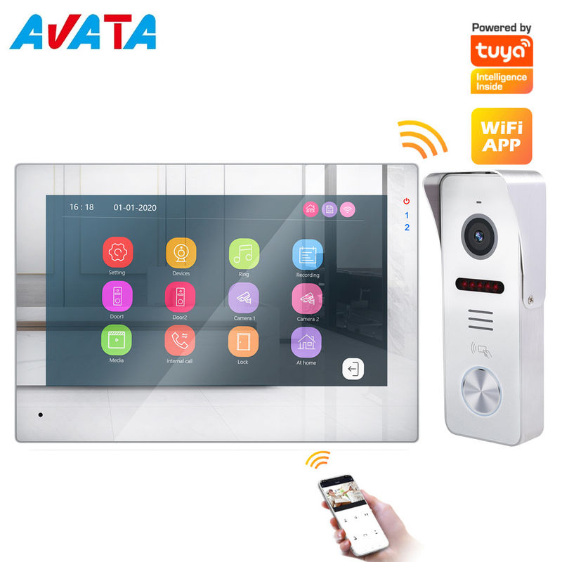 Radio video del intercomunicador de la puerta del Smart Home de HD WiFi del doorphone video video del intercomunicador proveedor